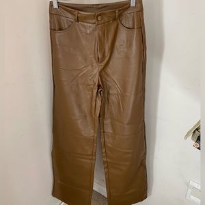 Shein faux leather pants